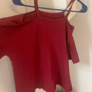 Short sleeve cutout shirt!